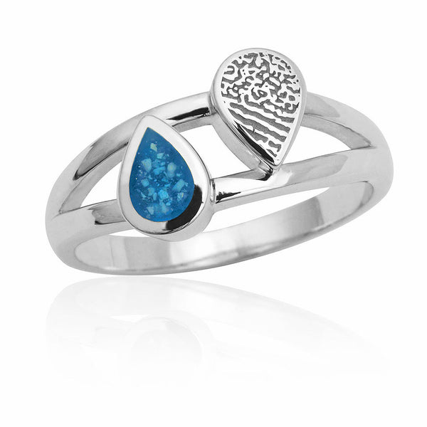 A97 Double Teardrop Ring