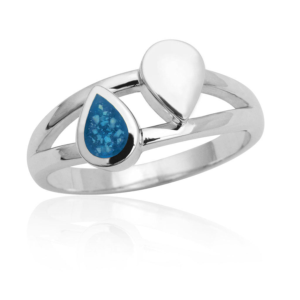 A97 Double Teardrop Ring