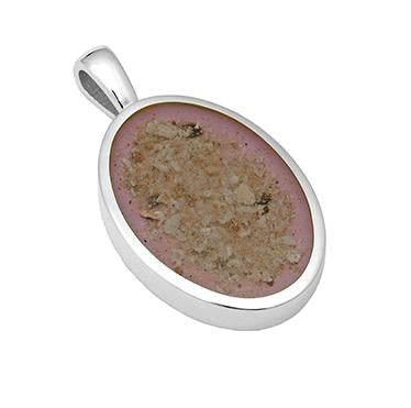 Oval resin pendant 22 x 16mm