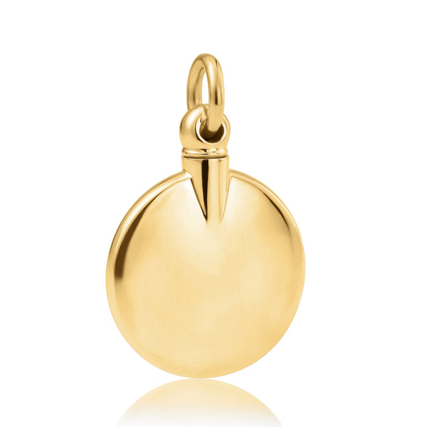 Small Round disc Pendant             (Flatish)