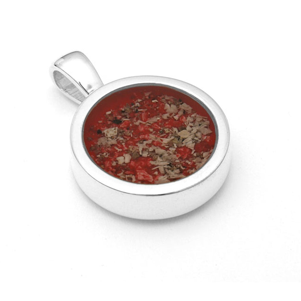 13.5mm round resin pendant